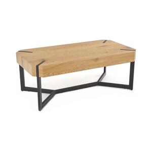Halmar Konferenčný stolík LAVIDA 43x110 cm zlatý dub/čierna