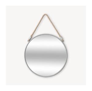 Atmosphera Atmosphera - Nástenné zrkadlo EDEN pr. 38 cm strieborná
