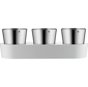 WMF - Samozavlažovací kvetináč na bylinky 3ks GOURMET biela/nerez