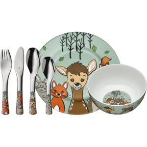 WMF - Sada detského riadu a príborov FOREST FRIENDS 6ks