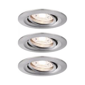 Paulmann Paulmann 92973 - SADA 3xLED/4,2W IP23 Stmievateľné kúpeľňové svietidlo COIN 230V