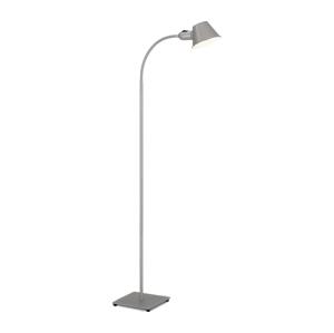 Brilo Brilo - Flexibilná stojacia lampa 1xE27/10W/230V strieborná