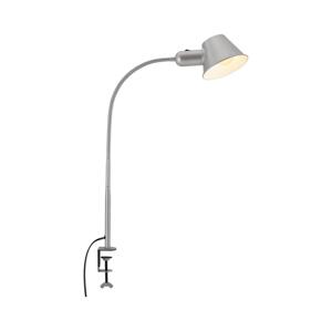 Brilo Brilo - Stolná flexibilná lampa s klipom 1xE27/10W/230V strieborná