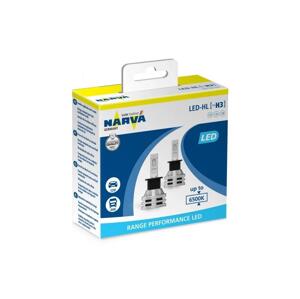 Narva SADA 2x LED Autožiarovka H3 PK22s/19W/12V 6500K - Narva 18058RPNVAX2