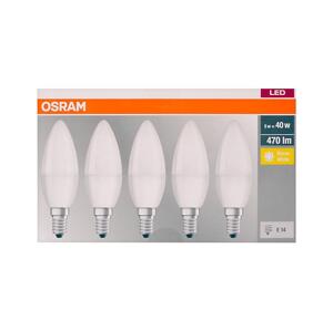 Osram SADA 5x LED Žiarovka BASE B40 E14/5,7W/230V 2700K - Osram
