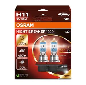 Osram SADA 2x Autožiarovka NIGHT BREAKER H11 PGJ19-2/55W/12V - Osram