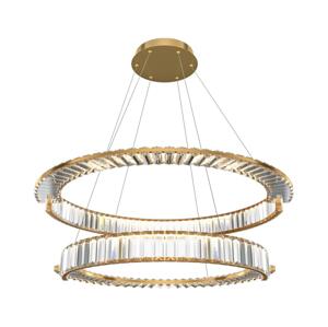 Maytoni Maytoni P097PL-L90G4K - LED Luster na lanku KRONE LED/90W/230V pr. 80,5 cm zlatá