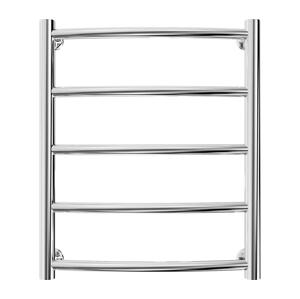 Mario-Radiators Kúpeľňový rebríkový radiátor CLASSIC 88W/230V 50x43 cm nerez/lesklý chróm