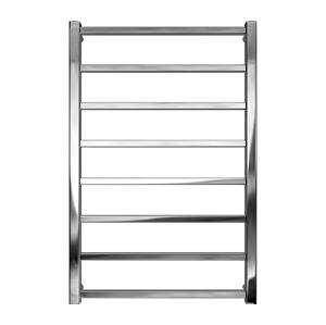 Mario-Radiators Kúpeľňový rebríkový radiátor TOKIO 174W/230V 80x53 cm nerez/lesklý chróm