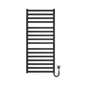 Mario-Radiators Kúpeľňový rebríkový radiátor HF OXFORD 255W/230V 117x53 cm čierna