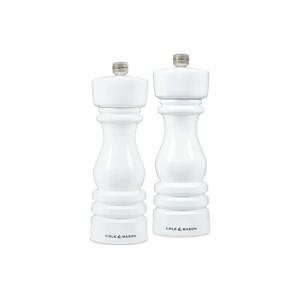 Cole&Mason Cole&Mason - Sada mlynčekov na soľ a korenie LONDON 2 ks 18 cm buk/biela