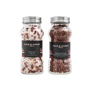 Cole&Mason Cole&Mason - Darčeková sada Aromatic chilli soli a sečuánskeho koremia