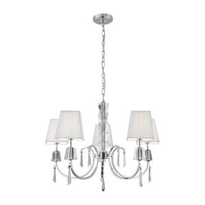 Searchlight Searchlight 6885-5CC - Luster na reťazi PORTICO 5xG9/33W/230V chróm