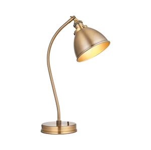 Endon Endon 98747 - Stolná lampa FRANKLIN 1xE14/7W/230V mosadz