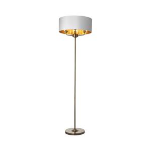 Endon Endon 98935 - Stojacia lampa HIGHCLERE 3xE14/40W/230V biela/mosadz