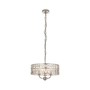 Endon Endon 104466 - Luster na reťazi CLIFTON 3xE14/6W/230V lesklý chróm/číra