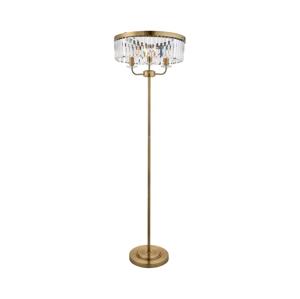Endon Endon 110644 - Stojacia lampa CHESTERFIELD 3xE14/6W/230V mosadz