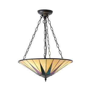 Endon Endon 70754 - Luster na reťazi DARK STAR 3xE27/60W/230V pr. 49 cm