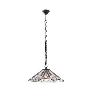 Endon Endon 63938 - Luster na reťazi ASTORIA 1xE27/60W/230V pr. 48 cm
