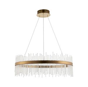Endon Endon 81908 - LED Stmievateľný luster na lanku ADRIEL LED/58W/230V 3000K zlatá