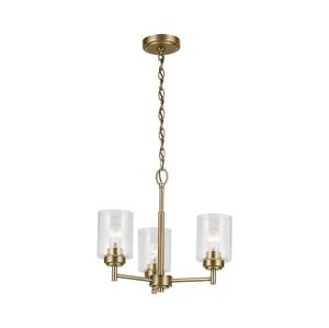 Elstead Kichler KL-WINSLOW3-NBR - Luster na reťazi WINSLOW 3xE27/60W/230V mosadz
