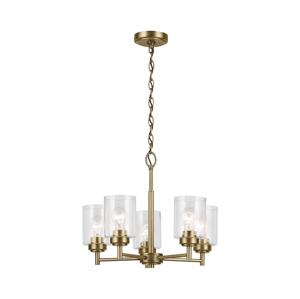 Elstead Kichler KL-WINSLOW5-NBR - Luster na reťazi WINSLOW 5xE27/60W/230V mosadz