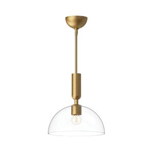 Elstead Alora Mood ALM-JUDE-P-GD-CL - Luster na tyči JUDE 1xE27/60W/230V mosadz