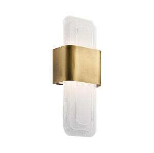 Elstead Kichler KL-SERENE-LED-W-NBR - LED Nástenné svietidlo SERENE LED/16W/230V mosadz