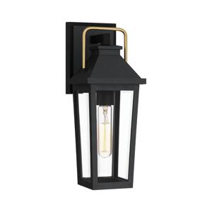 Elstead Quoizel QZ-BUCKLEY-S-MBK -Vonkajšie nástenné svietidlo BUCKLEY 1xE27/40W/230V IP44
