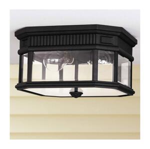 Elstead Feiss FE-COTSLN-F-BK-Vonkajšie stropné svietidlo COTSWOLD LANE 2xE27/60W/230V IP44
