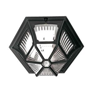 Elstead Elstead PR12-BLACK - Vonkajšie stropné svietidlo PARISH 1xE27/60W/230V IP44