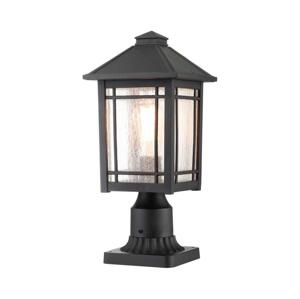 Elstead Quoizel QZ-CEDAR-POINT3-M-BK - Vonkajšia lampa CEDAR POINT 1xE27/60W/230V IP44