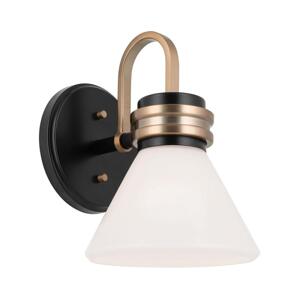 Elstead Kichler KL-FARUM1-BK - LED Kúpeľňová lampa FARUM 1xG9/3W/230V čierna/mosadz