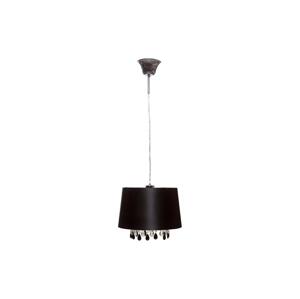 Searchlight Searchlight CL7026BKCW - Luster na lanku LILA 1xE27/60W/230V čierna