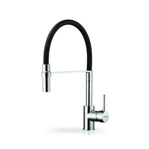 Pyramis Pyramis 90939801 - Drezová batéria s flexibilným ramienkom SERINA chróm/čierna