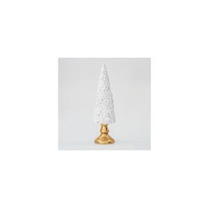 Eurolamp Vianočná dekorácia 40 cm stromček/biela