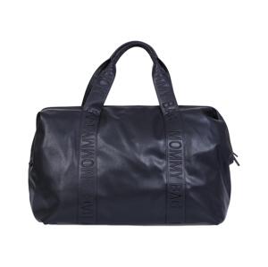 Childhome Childhome - Prebaľovacia taška MOMMY BAG LEATHER čierna