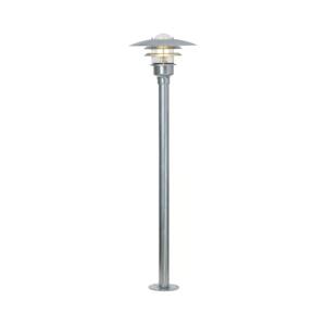 Nordlux Nordlux - Vonkajšia lampa LONSTRUP 1xE27/60W/230V IP44 matný chróm 116 cm