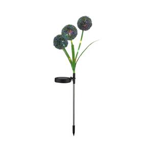 LED RGB Solárne svietidlo ALLIUM LED/1,2V 6500 600 mAh IP44 čierna