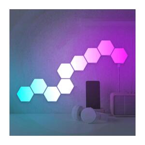 LED RGBW Stm. nástenné dekoračné svietidlo MAYA LED/1W/230V + diaľkové ovládanie