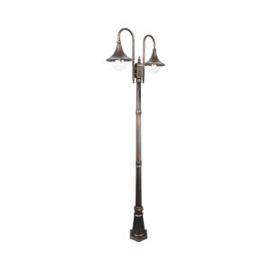 Vonkajšia lampa TALEZ 2xE27/15W/230V IP44 bronz patina
