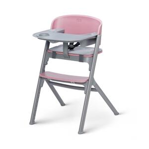 Kinderkraft KINDERKRAFT SELECT - Detská jedálenská stolička 3v1 LIVY Premium Aster pink