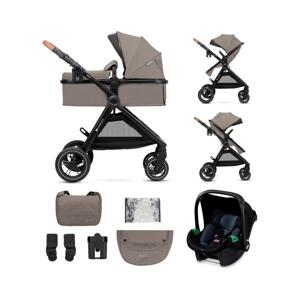 Kinderkraft KINDERKRAFT - Kombinovaný kočík 3v1 ESME Sand beige + autosedačka MINK PRO