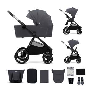 Kinderkraft KINDERKRAFT - Kombinovaný kočík 2v1 NEA 2 Dark grey