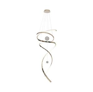 MAXLIGHT MAXLIGHT P0483D -LED S. luster na lanku RITZ LED/100W/230V pr. 60 cm CRI 90 mosadz