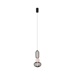 MAXLIGHT MAXLIGHT P0591 - LED Luster na lanku BORA LED/10W/230V pr. 22 cm biela/čierna
