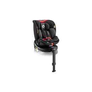 Lionelo Lionelo - Autosedačka so základňou otočná NAVY i-Size 40-150 cm čierna/červená