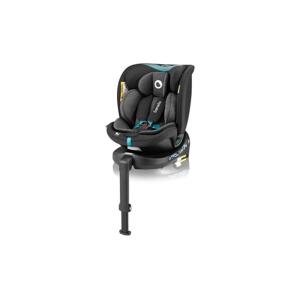 Lionelo Lionelo - Autosedačka so základňou otočná NAVY i-Size 40-150 cm čierna/tyrkysová
