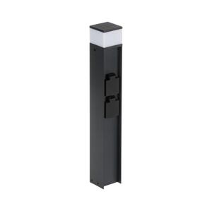 38765-Vonkajšia lampa s 2 zásuvkami DASTEN 1xG9/11W/230V 50 cm IP44 čierna