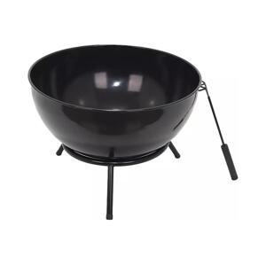Estilo Home Prenosný gril na drevo 57x30 cm čierny